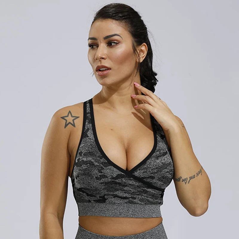 Camo Gym Bra