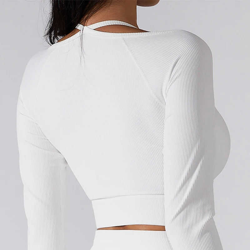 Seamless Yoga Crop Tops