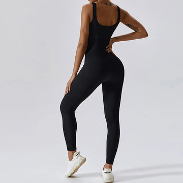 Seamless Stretchy Yoga Jumpsuit