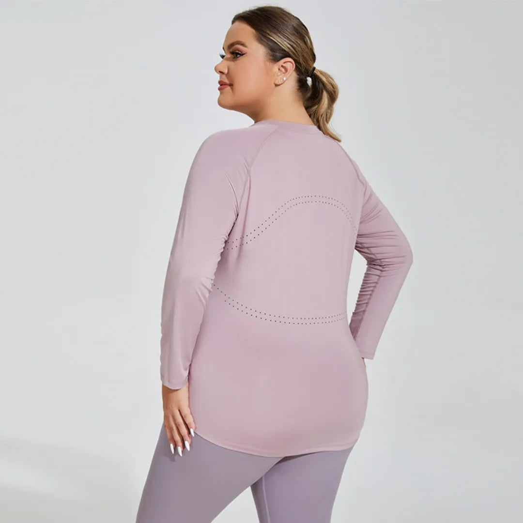 Plus Size Yoga Top