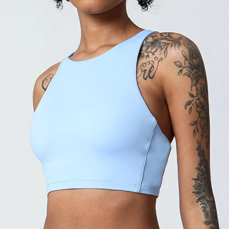 Seamless Push-Up Athletic Sports Bra