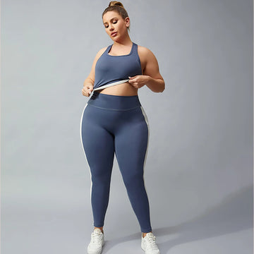 Plus Size Seamless Yoga Set