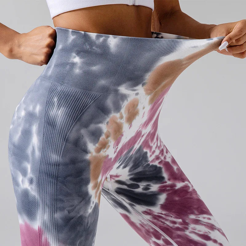 Seamless Drop Dyeing Yoga Pants