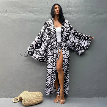 Women's Kimono Robe / Beach Cover-Up