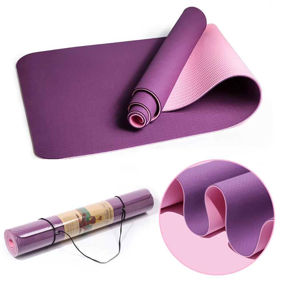 Thick Double Color Non-Slip Yoga Mat