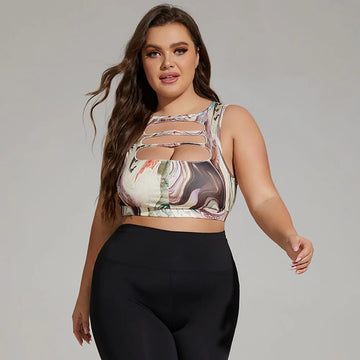 Plus Size Seamless Yoga Bra