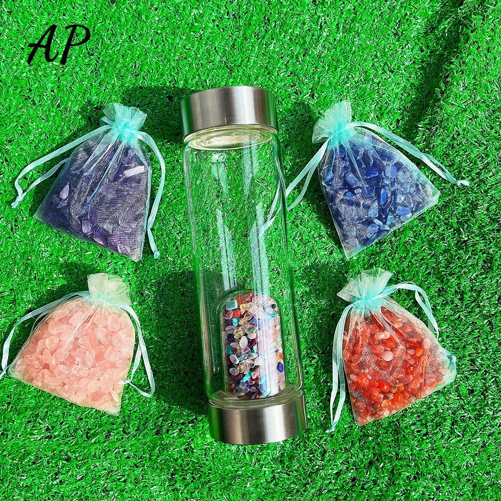 Natural Crystal Elixir Bottles Healing