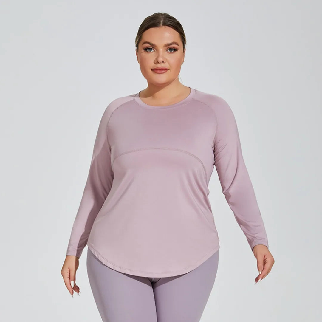 Plus Size Yoga Top