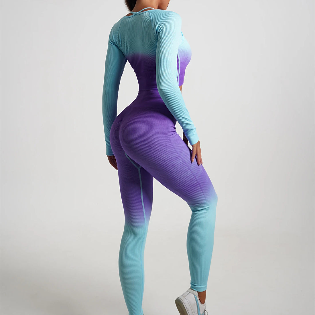 Seamless Yoga Sports Suit Set