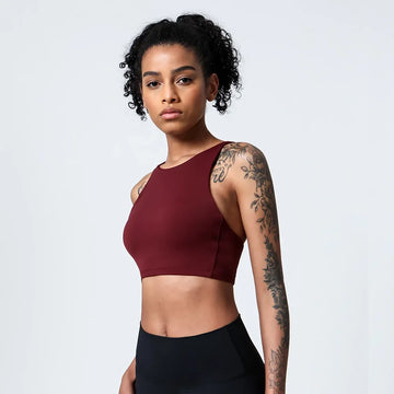 Seamless Push-Up Athletic Sports Bra